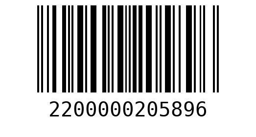 Штрихкод 2200000205896