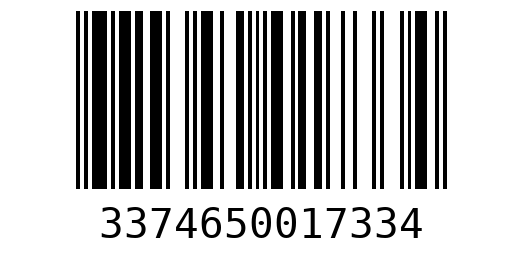 Штрихкод 3374650017334