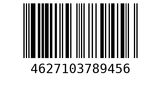 Штрихкод 4627103789456