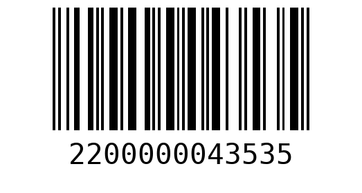 Штрихкод 2200000043535