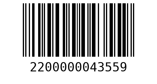 Штрихкод 2200000043559