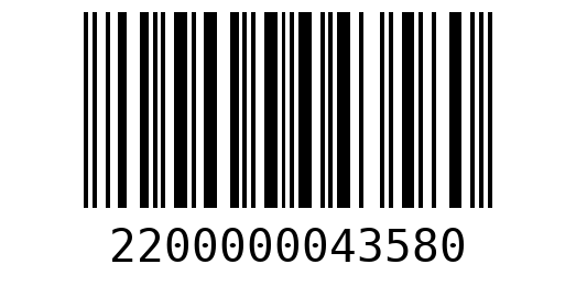 Штрихкод 2200000043580