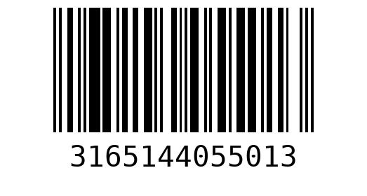Штрихкод 3165144055013