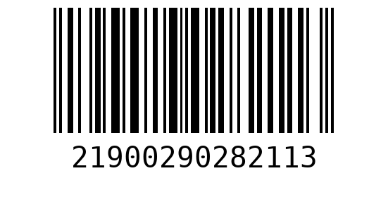 Штрихкод 21900290282112