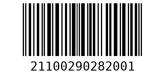 Штрихкод 21100290282000