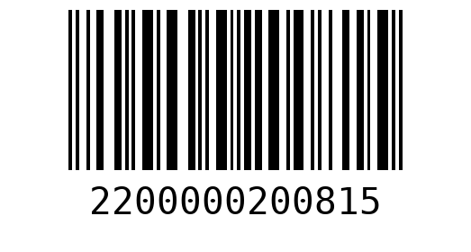 Штрихкод 2200000200815