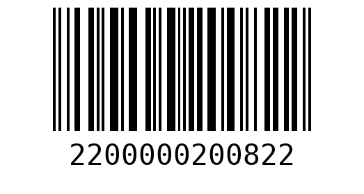 Штрихкод 2200000200822