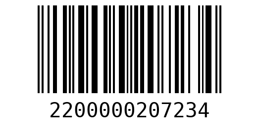 Штрихкод 2200000207234