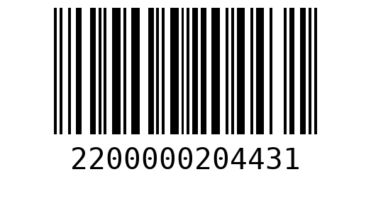 Штрихкод 2200000204431