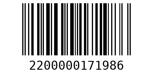 Штрихкод 2200000171986