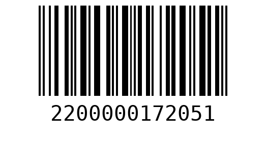 Штрихкод 2200000172051