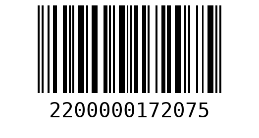 Штрихкод 2200000172075
