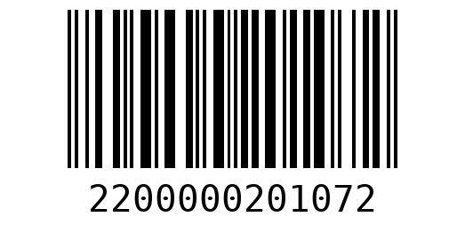 Штрихкод 2200000201072