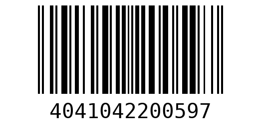 Штрихкод 4041042200597
