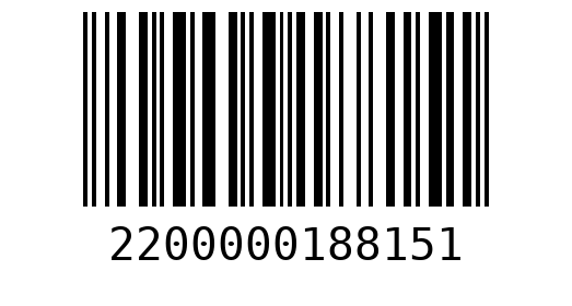 Штрихкод 2200000188151