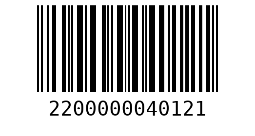 Штрихкод 2200000040121