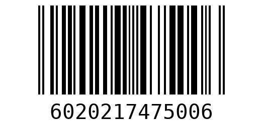 Штрихкод 6020217475006