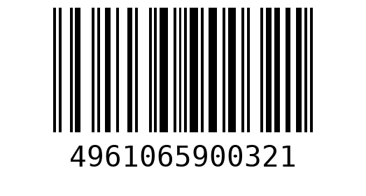 Штрихкод 4961065900321