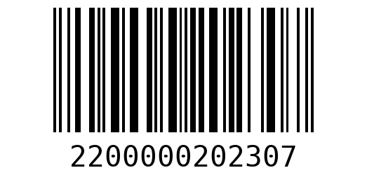 Штрихкод 2200000202307