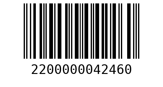 Штрихкод 2200000042460