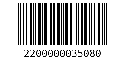 Штрихкод 2200000035080