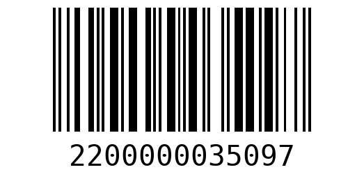 Штрихкод 2200000035097