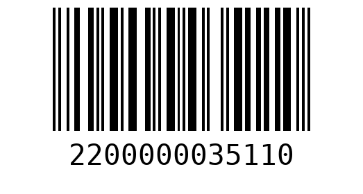 Штрихкод 2200000035110