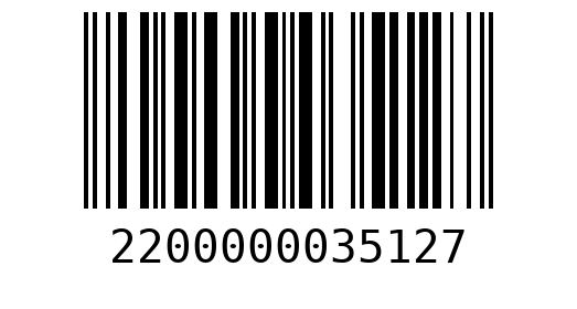 Штрихкод 2200000035127