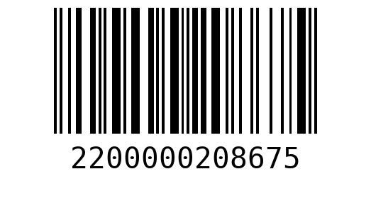 Штрихкод 2200000208675
