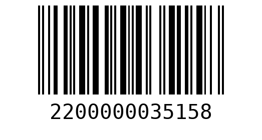 Штрихкод 2200000035158