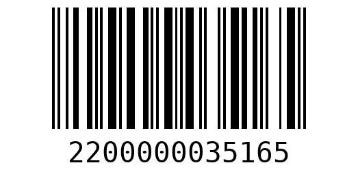 Штрихкод 2200000035165