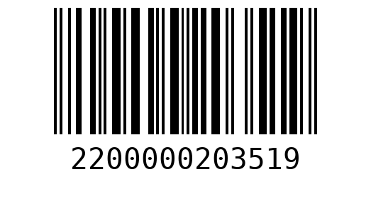 Штрихкод 2200000203519