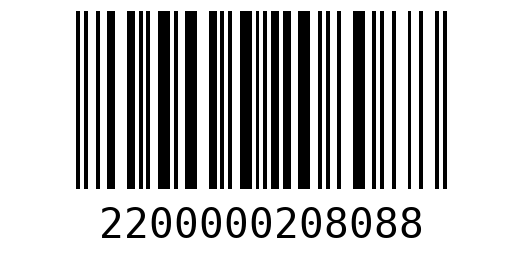 Штрихкод 2200000208088