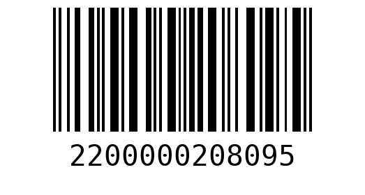 Штрихкод 2200000208095