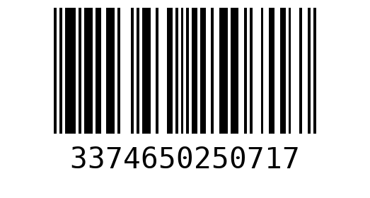 Штрихкод 3374650250717