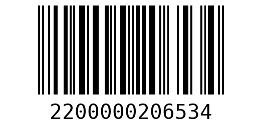 Штрихкод 2200000206534