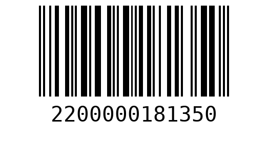 Штрихкод 2200000181350