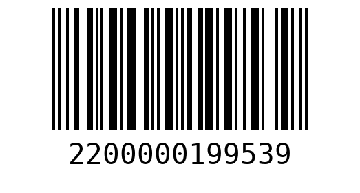 Штрихкод 2200000199539