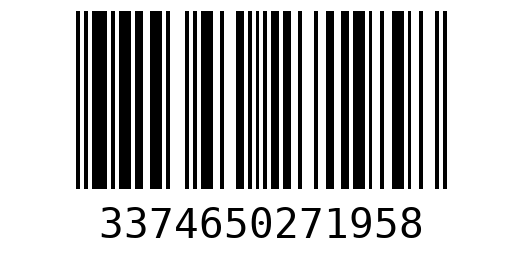 Штрихкод 3374650271958