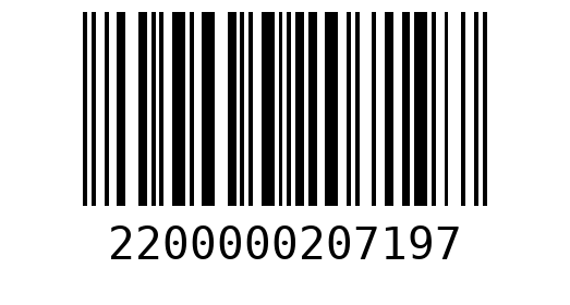 Штрихкод 2200000207197