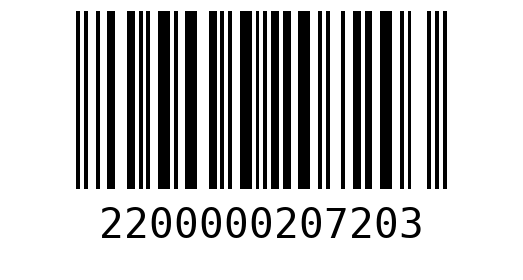 Штрихкод 2200000207203
