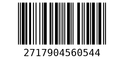 Штрихкод 2717904560544