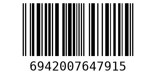 Штрихкод 6942007647915