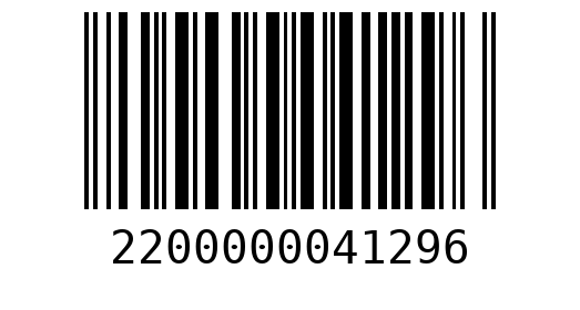 Штрихкод 2200000041296