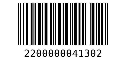 Штрихкод 2200000041302