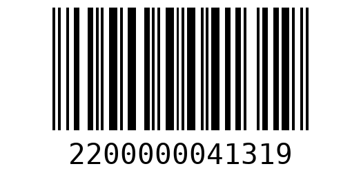Штрихкод 2200000041319