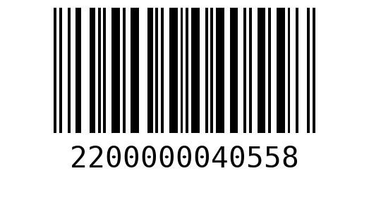 Штрихкод 2200000040558