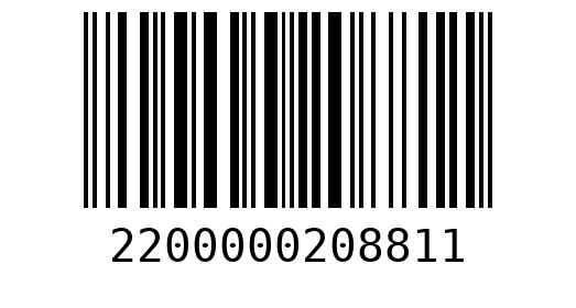 Штрихкод 2200000208811