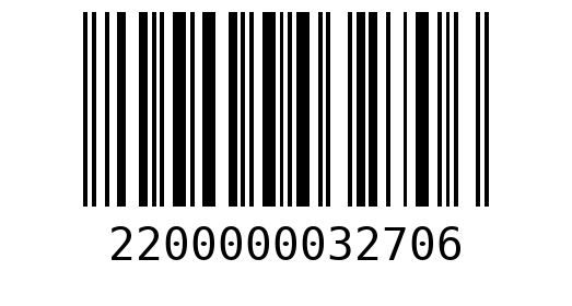Штрихкод 2200000032706