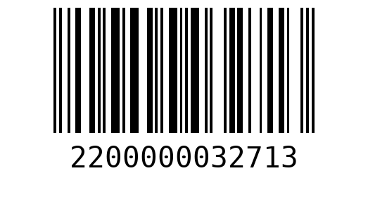 Штрихкод 2200000032713